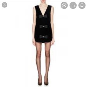 Saint laurent velvet dress